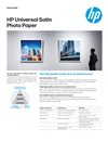 HP Universal Satin Photo Paper