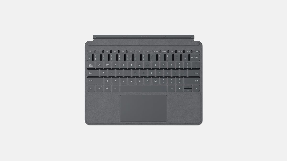 Microsoft Surface Go Type Cover Light Charcoal - Incredible Connection