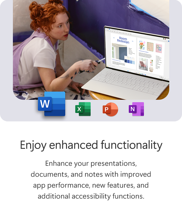 Enjoy enhanced functionality