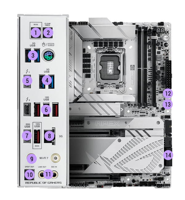 ROG MAXIMUS Z890 APEX - Asus Rog Maximus Z890 Apex Gaming Desktop