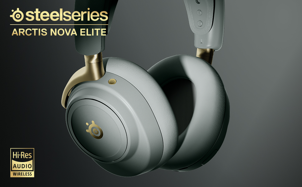 SteelSeries ArctisNovaElite　Sage & Gold Arctis Nova Elite - Sage Gold