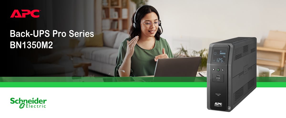 Reliable battery backup with APC Back-UPS Pro BN Series