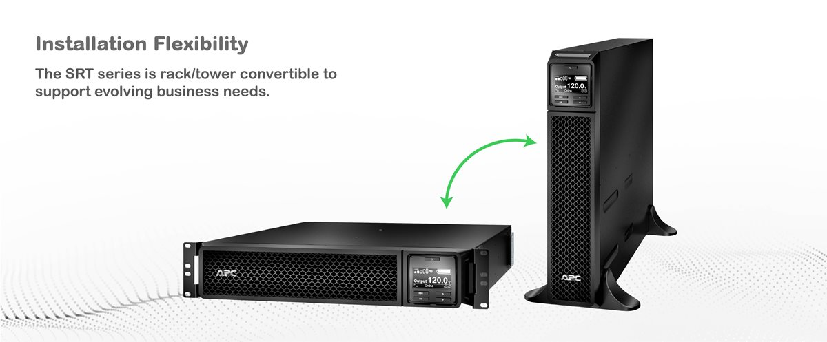 APC Smart-UPS On-Line SRT1500RMXLA tower and tower view