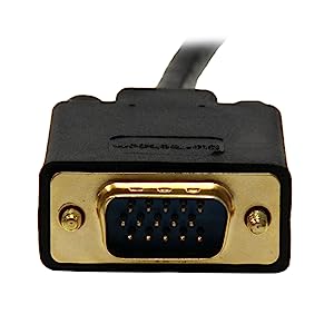 Connect a DisplayPort source directly to a VGA display or projector