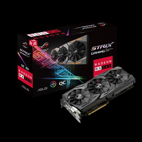 Open Box: ASUS ROG Strix Radeon RX 580 O8G Gaming OC Edition GDDR5 DP HDMI  DVI VR Ready AMD Graphics Card with RGB Lighting (ROG-STRIX-RX580-O8G-GAMING)  - Newegg.com