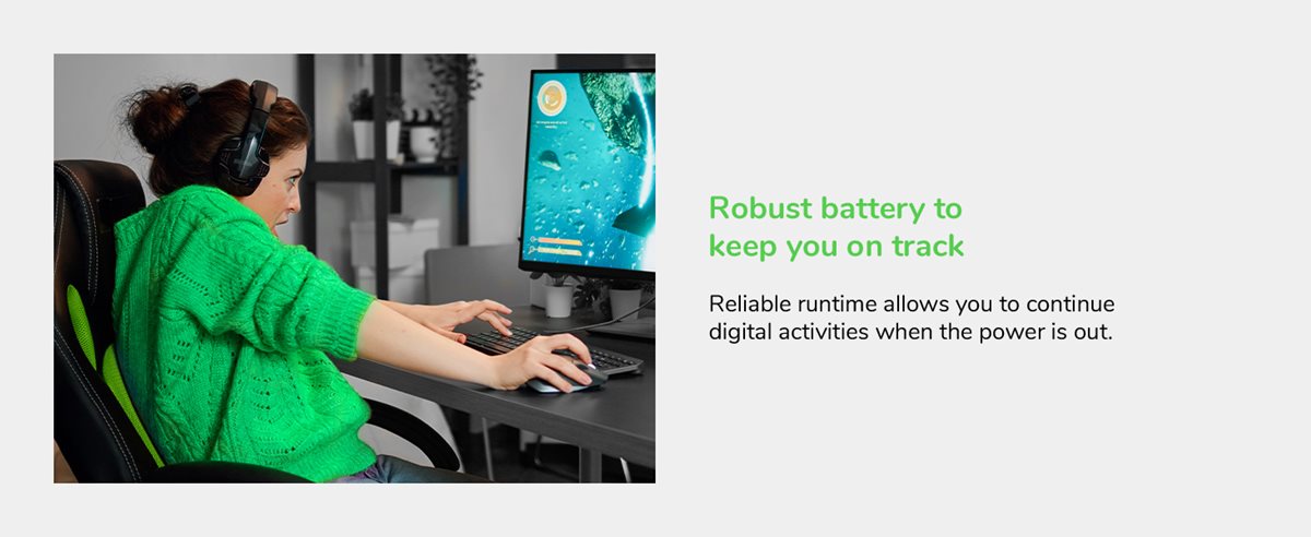 Women playing game on desktop at home