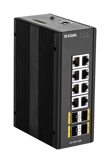 DIS-300G-12SW Industrial Gigabit Managed Switch with SFP slots
