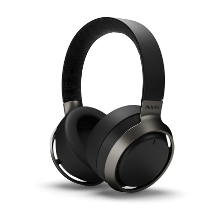Integrated Google Pro+ Black Philips Hi-Res Certified, Noise L3 Cancellation over-Ear Fidelio (ANC), Active with Headphones Assistant, Wireless