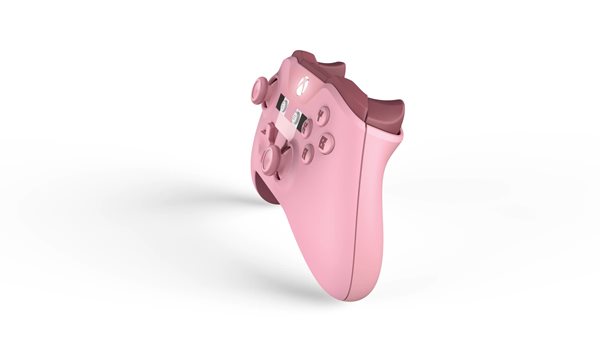 thumbnail video image 2 of Microsoft Xbox One Wireless Controller, Minecraft Pig, WL3-00052, 2 of 6