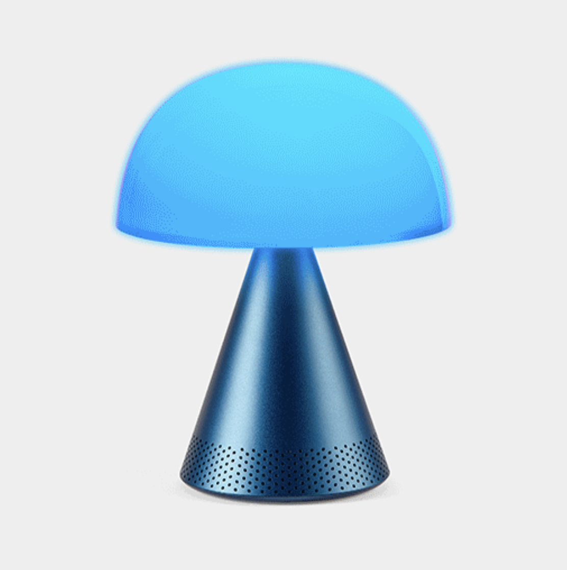 Lexon Mina oplaadbaar ledlampje mini - Gun Metal | VERLICHTING | Wij