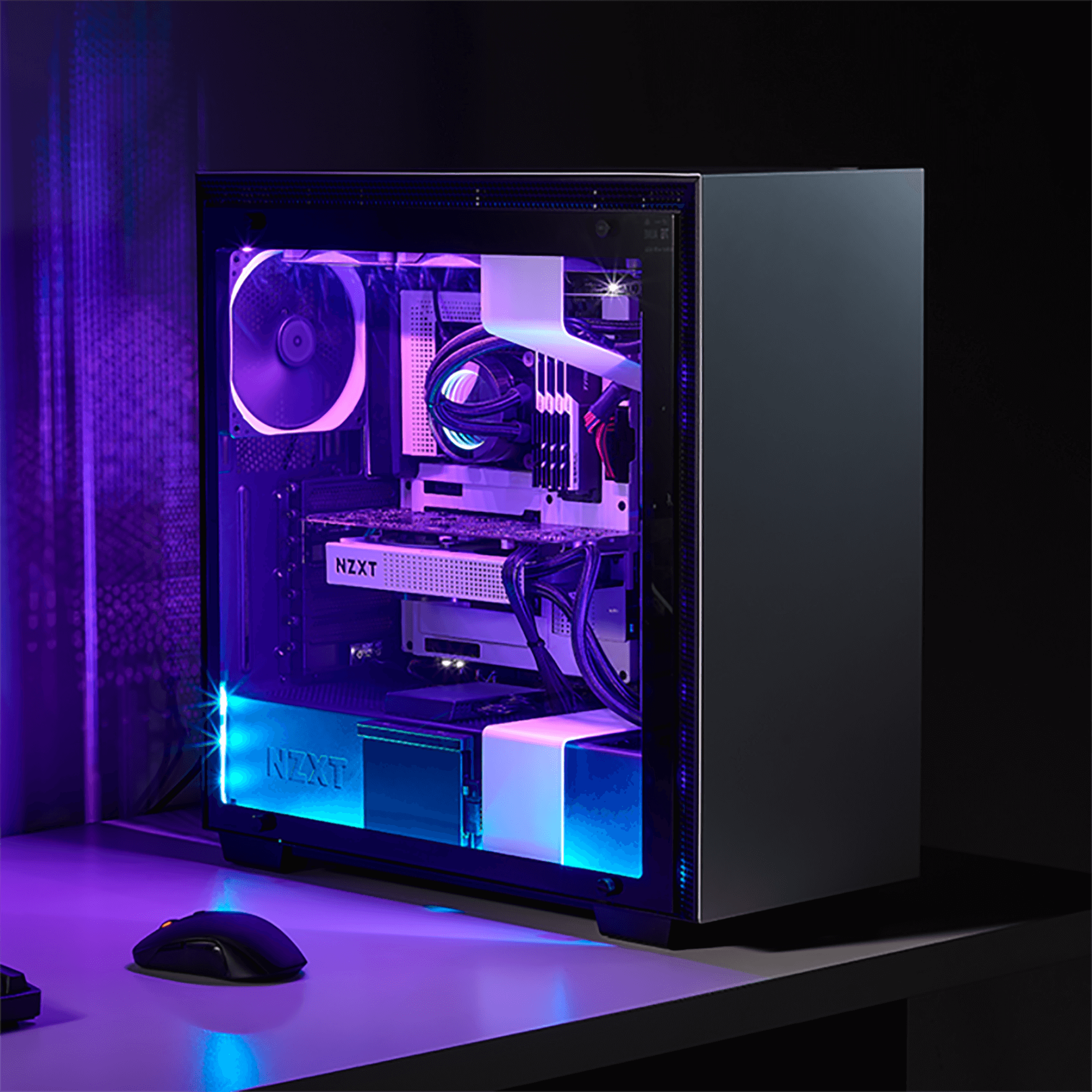 Quilt sagde en milliard NZXT LED Strips Accessory - Two 200mm RGB LED Lighting Strips - Magnetic &  Double-Sided Tape Case Accessories - Newegg.com