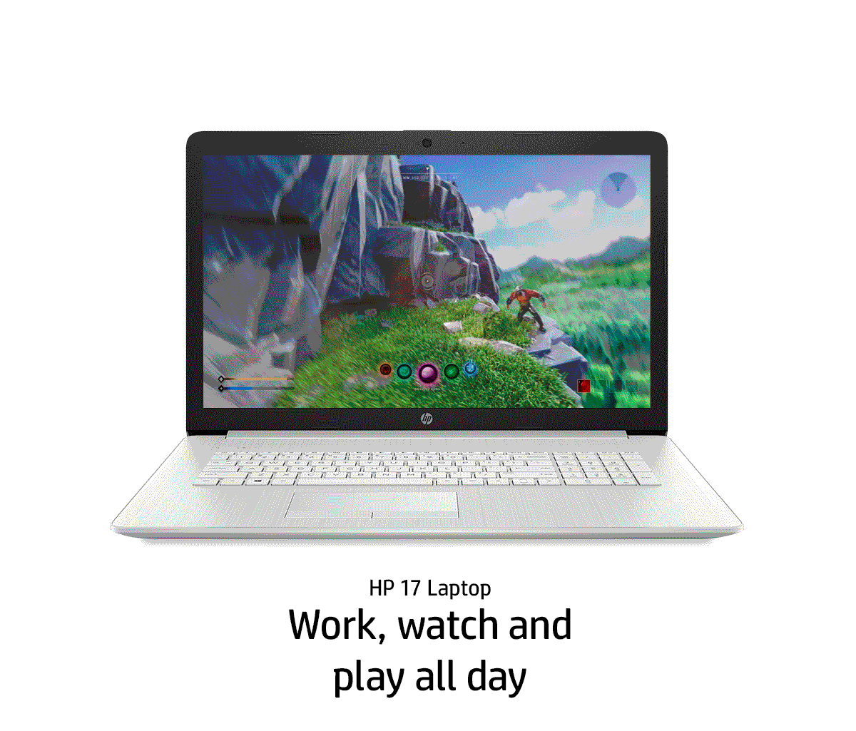 HP 17 Laptop: Work, watch and play all day