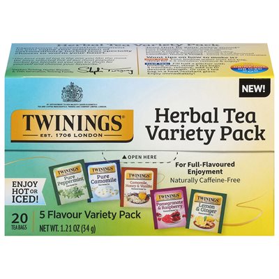 Twinings of London® Herbal Tea Variety Pack, 20 CT 