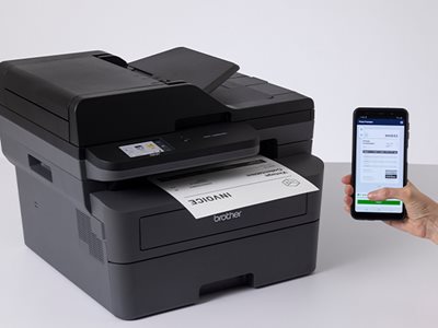 Brother DCP-L2660DW with Brother Mobile Connect app
