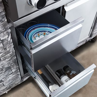 Double Drawer Storage