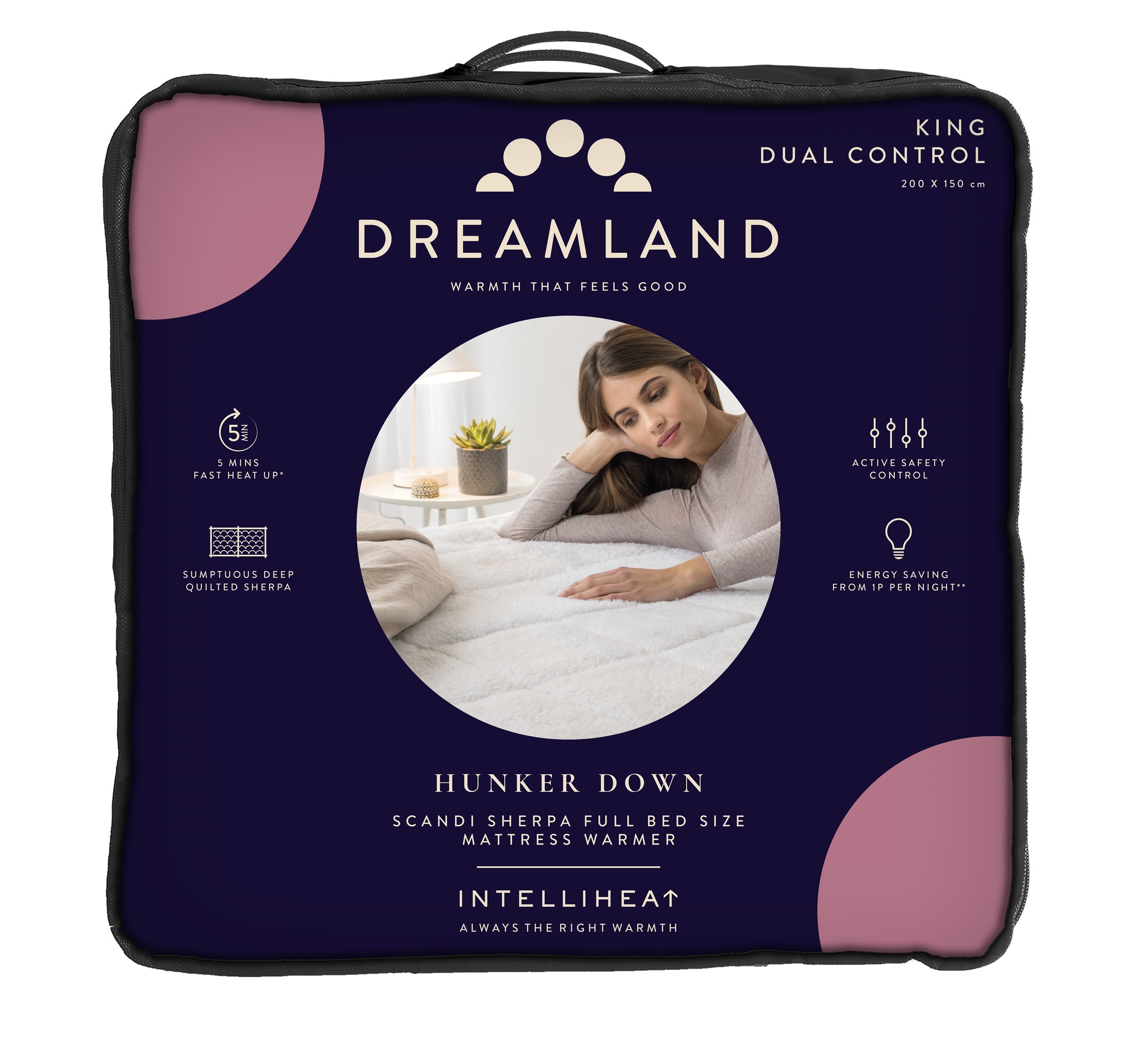 Buy Dreamland Scandi Dual Control Underblanket-King | Electric blankets |  Argos