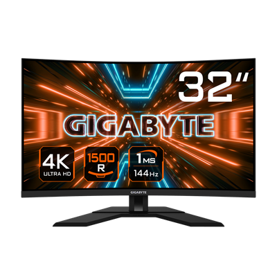 Gigabyte 32 M32UC 3840x2160 4K SS VA 144Hz 1ms HDMI 2.1 HDR400 FreeSync  KVM Curved Gaming Monitor