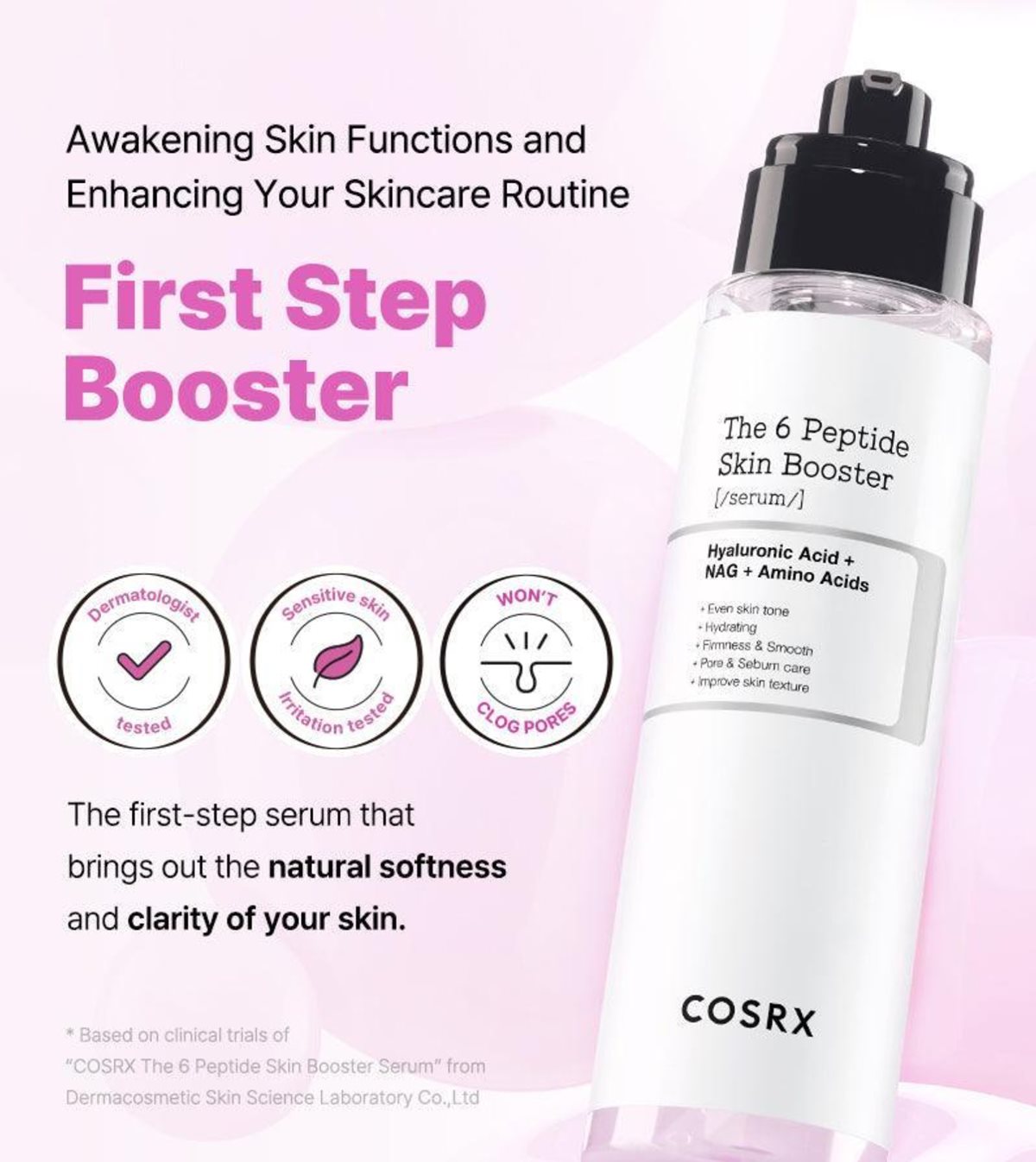 COSRX The 6 Peptide Skin Booster Serum, 5.07 fl oz, 2-pack | Costco