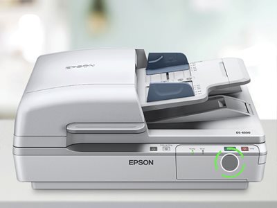 Epson, EPSB11B205221, WorkForce DS-6500 Document Scanner, 1 Each, White