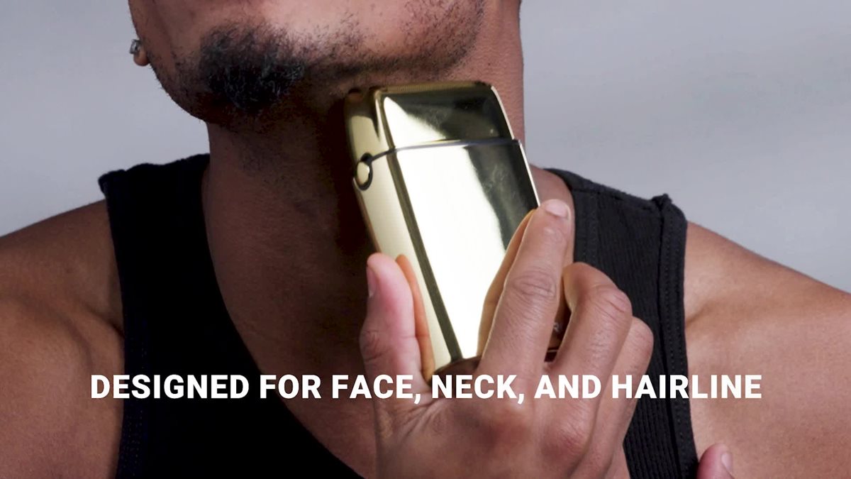Free Shipping! BaBylissPRO Gold FOILFX Cordless Double-Foil Shaver