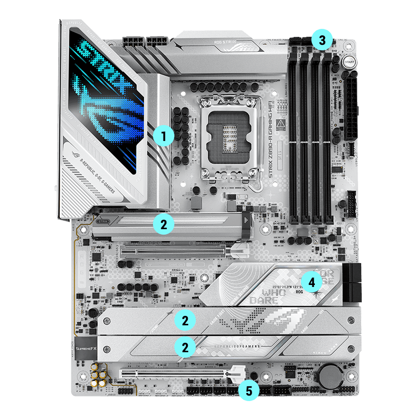 ASUS - natch Asus ROG STRIX ROG STRIX Z890-A GAMING WIFI | PC-Canada