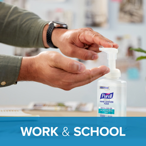 PURELL® 2in1 Moisturizing Advanced Hand Sanitizer Foam, 10 oz Pump Bottle 