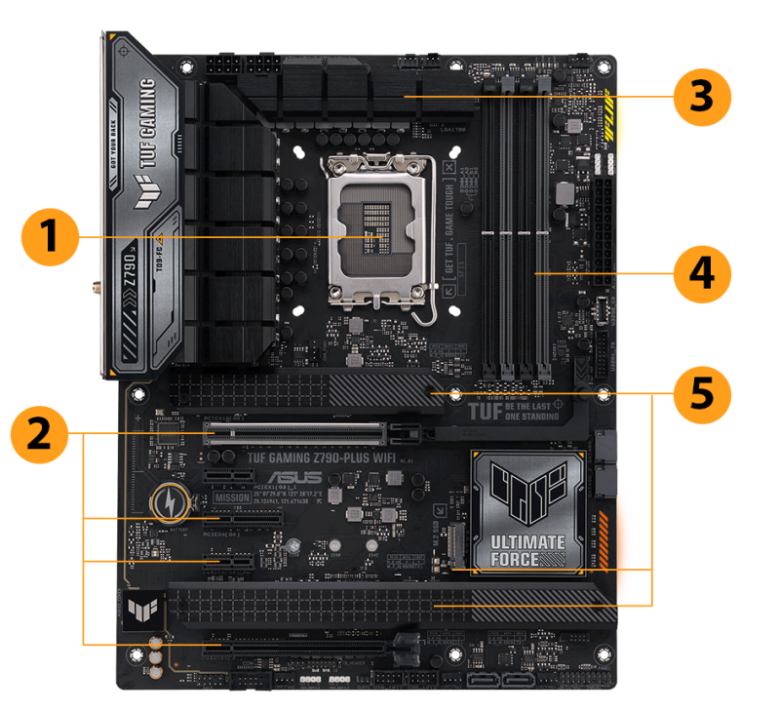 TUF Z790-PLUS WIFI Gaming Desktop Mother TUF GAMING Z790-PLUS WIFI