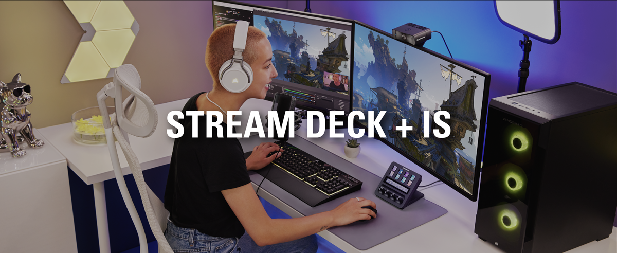 stream deck + is