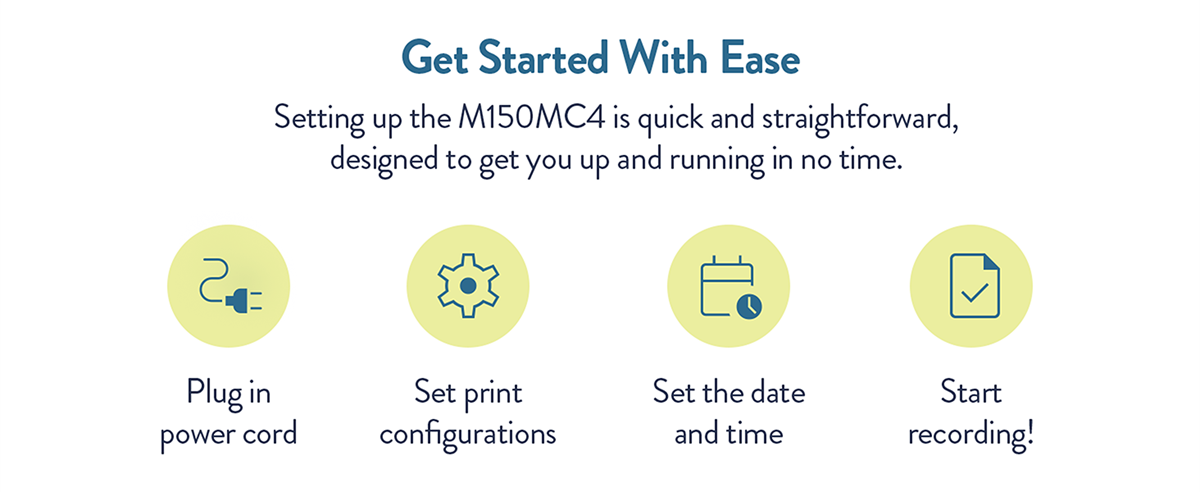 Get started with ease - Setting up the M150MC4 is quick and straightforward, designed to get you up and running in no time.