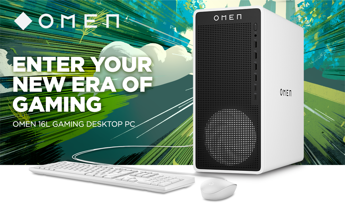 HP OMEN 16L Gaming Desktop PC - Intel Core Ultra 7 265F - NVIDIA