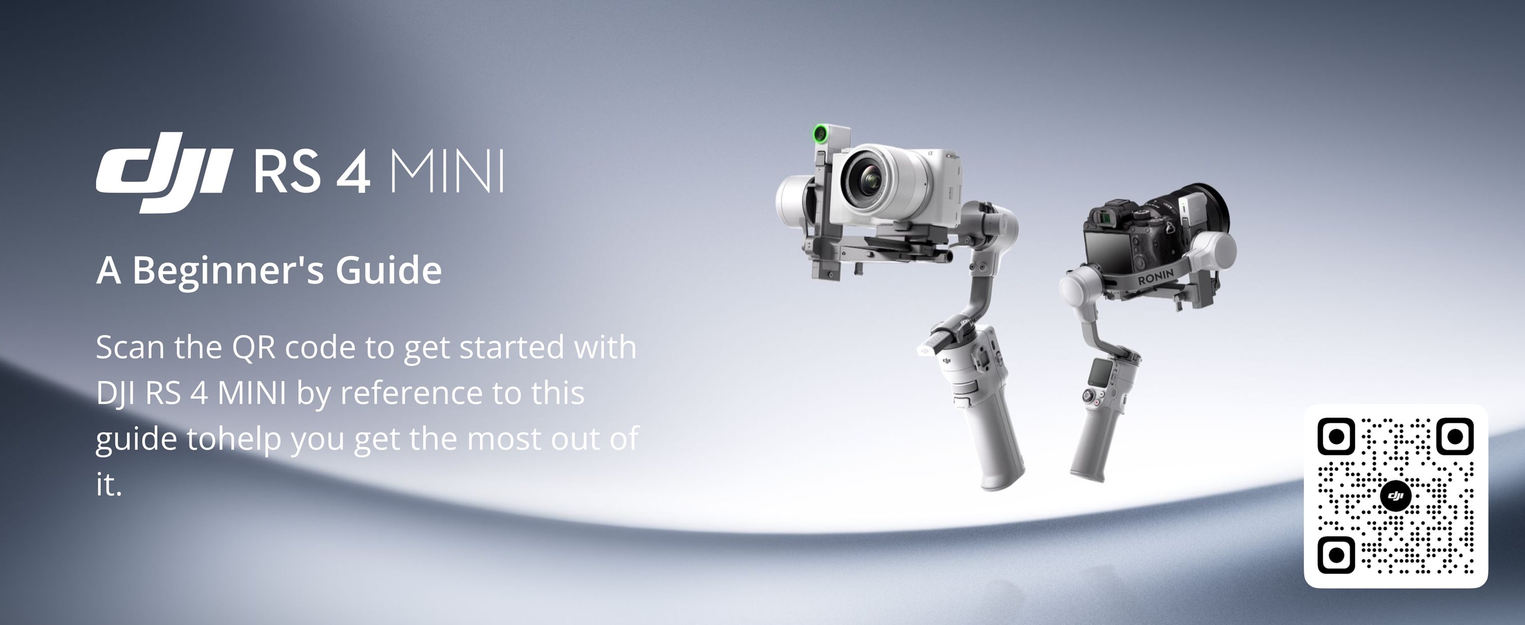 DJI RS 4 Mini Combo 3 Axis Gimbal Stabilizer Gray CP.RN