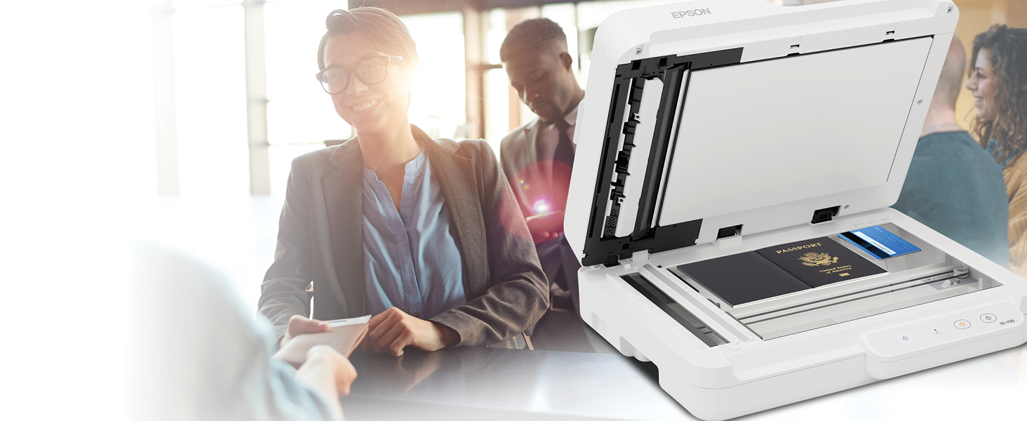 Epson DS-1730 Flatbed Colour Duplex Document Scanner with Auto