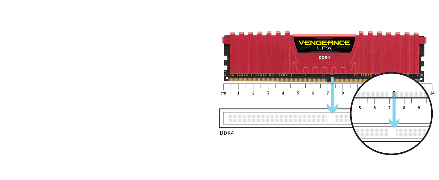 Corsair Vengeance LPX Series Low Profile 16 Go (2x 8 Go) DDR4 3200 MHz CL16  - Mémoire PC - LDLC