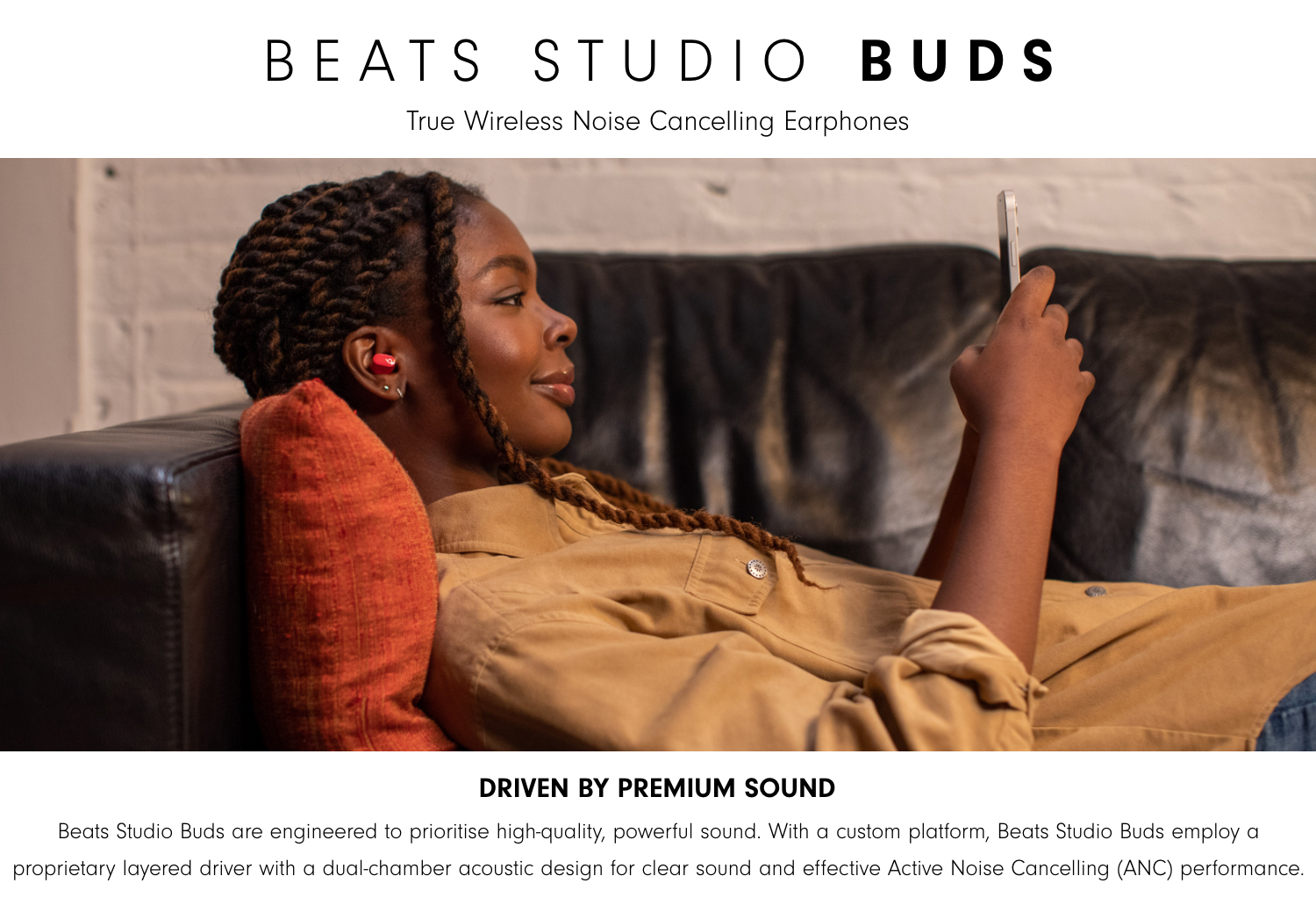 Beats BEATS STUDIO BUDS TRUE WIRELESS NOISE CANCELLING EARPHONES
