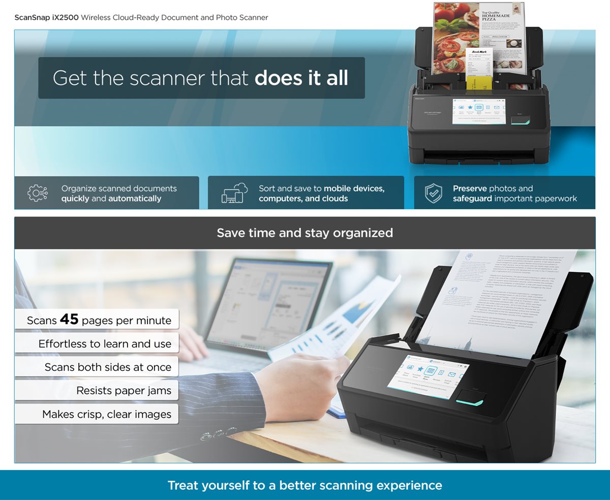 ScanSnap IX2500 - Premium Bundle - black