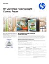 HP Universal Heavyweight Coated Paper Data Sheet