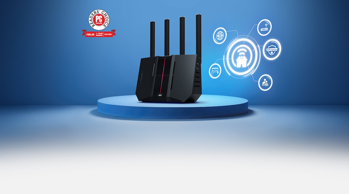 ASUS RT-BE92 Tri-band WiFi 7 Router, supports new 320MHz