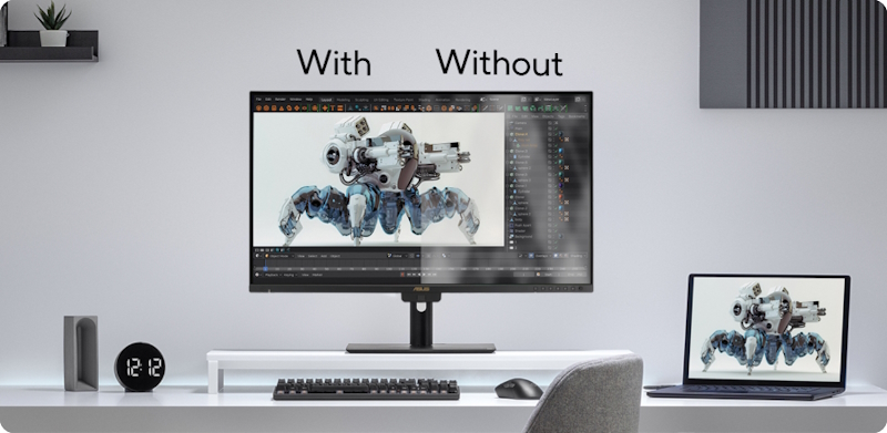 ProArt monitors without LuxPixel coating.