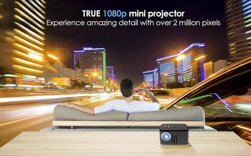 AAXA P7 Pico Projector - Native 1080P Full HD Pico Projector
