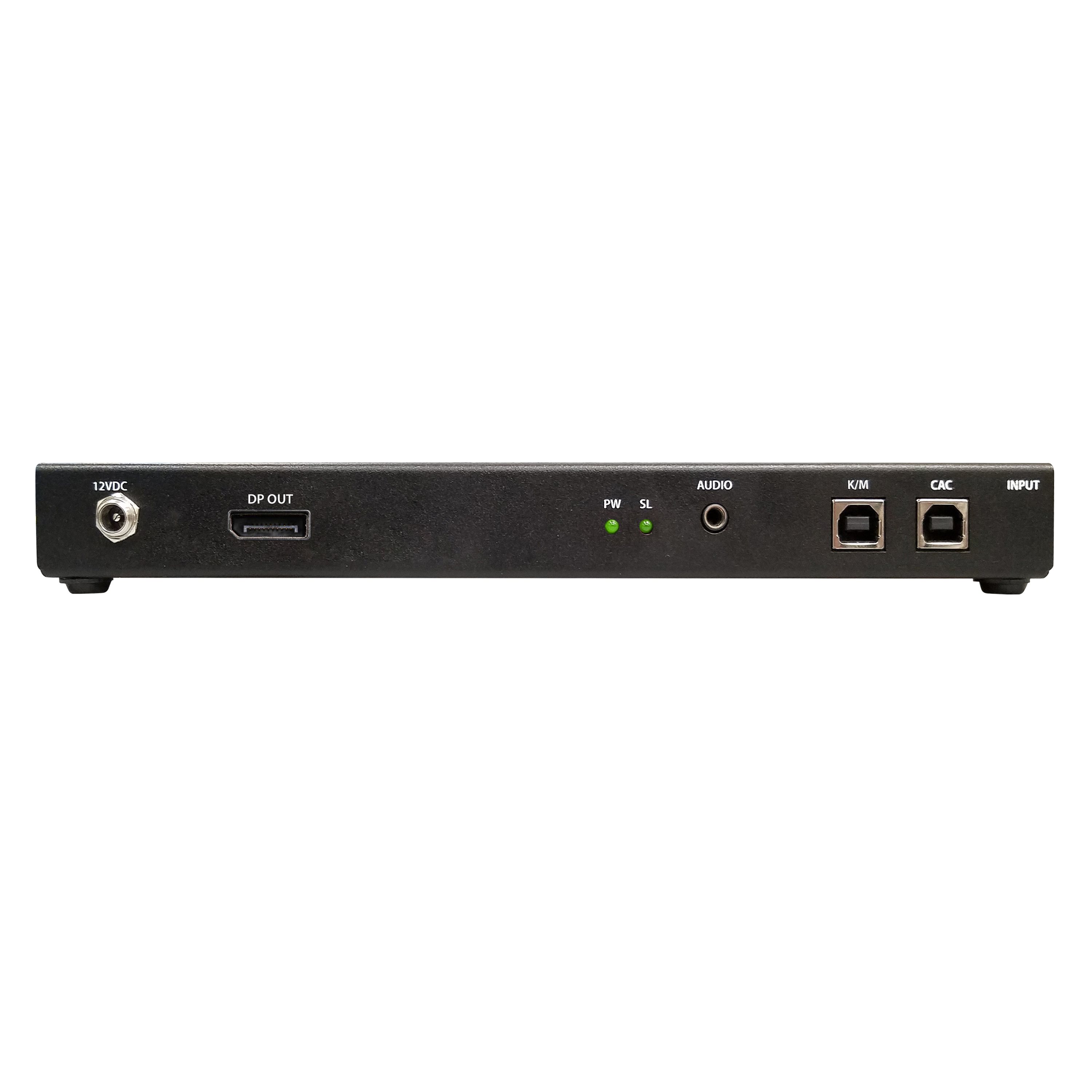 KVMC4K-2P, Desktop KVM Switch, USB-C 4K DisplayPort, 2-Port - Black Box