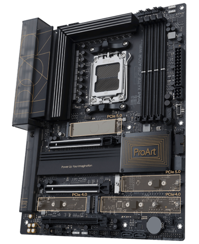 ProArt X670E-Creator Wi-Fi features four M.2 slots