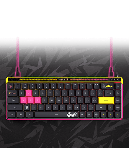 ASUS ROG Falchion Ace 65% Wired Gaming Keyboard with ROG HFX