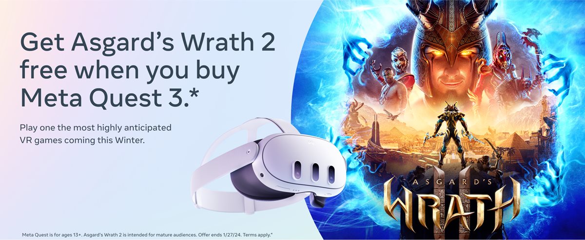Get Asgard's Wrath 2 free when you buy Meta Quest 3.