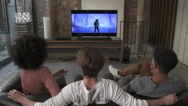 thumbnail video image 2 of Sony HTS350 2.1 Channel Soundbar with Powerful Wireless Subwoofer and Bluetooth, 2 of 6