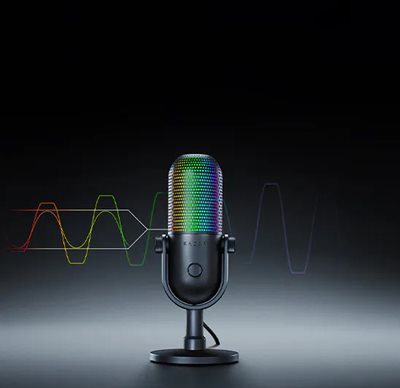 美品　Razer レーザー Seiren V3 Chroma マイク Razer Seiren V3 Chroma Microphone | SportsDirect.com USA