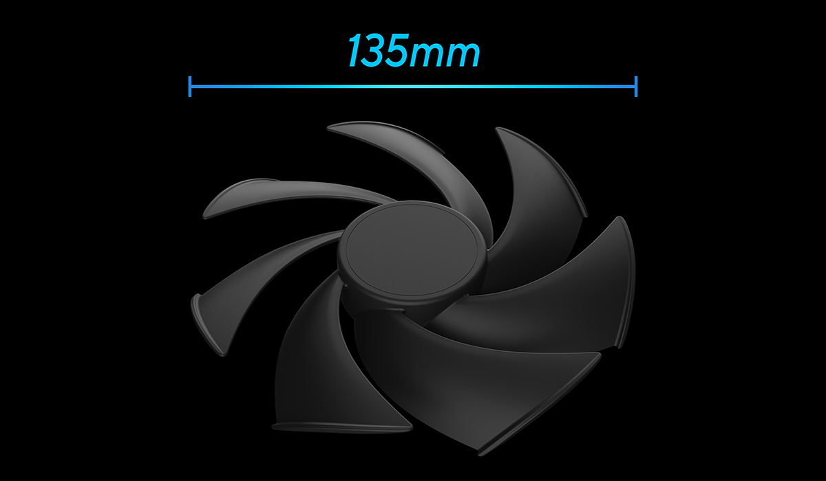 135mm Lüfter Design