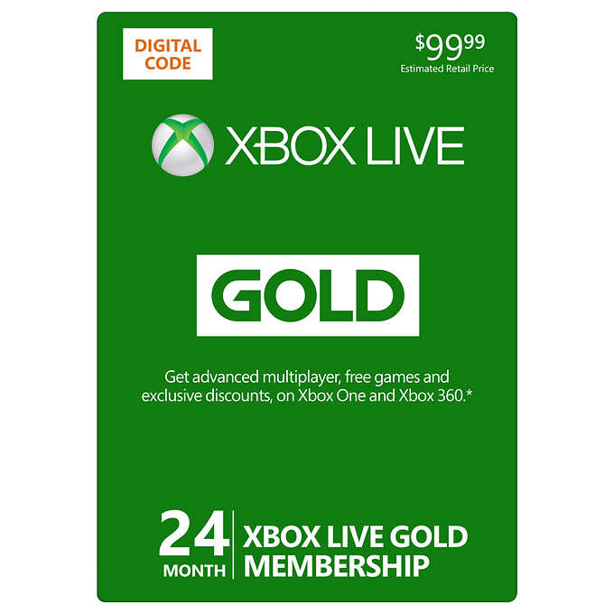 XBOX Live 24-Month Gold Membership Digital Download