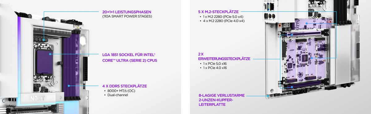 N9 Z890 Motherboard Specs