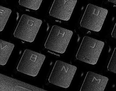 ROG PBT dobbeltstøbte taster