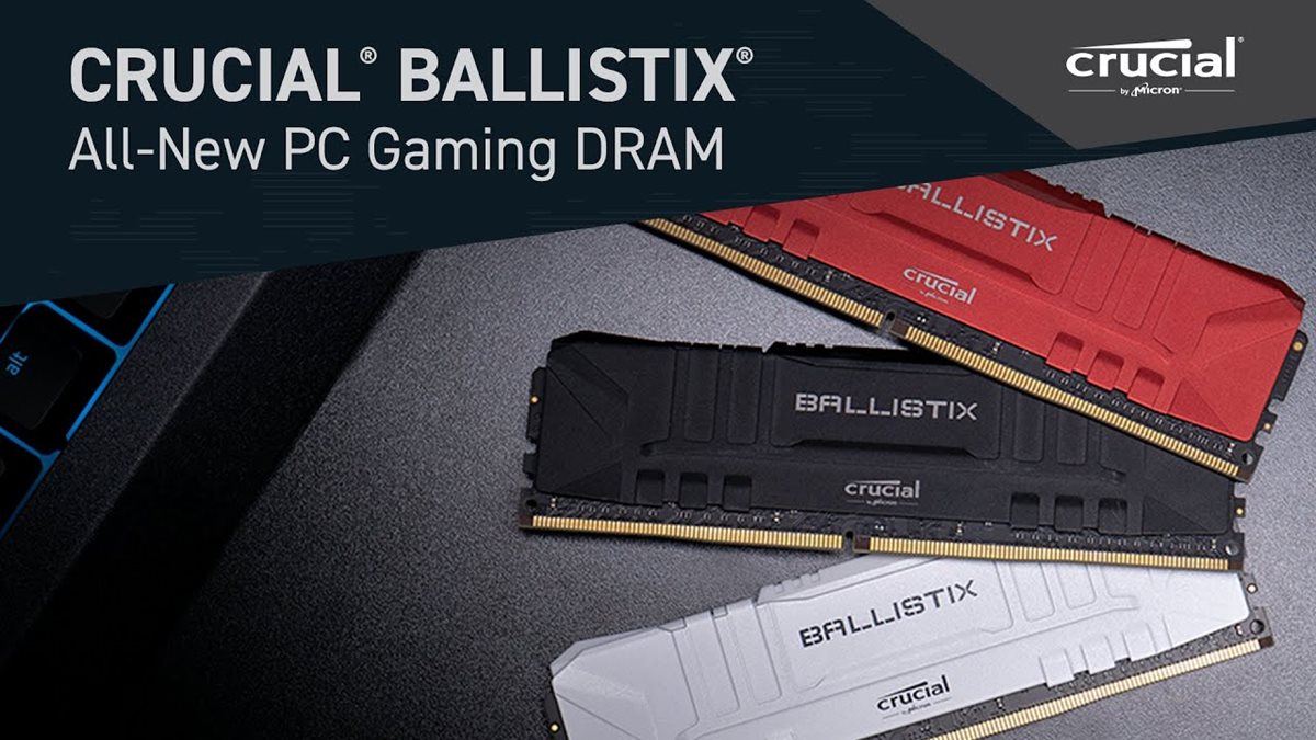 Crucial Ballistix 3200 MHz DDR4 DRAM Desktop Gaming Memory Kit